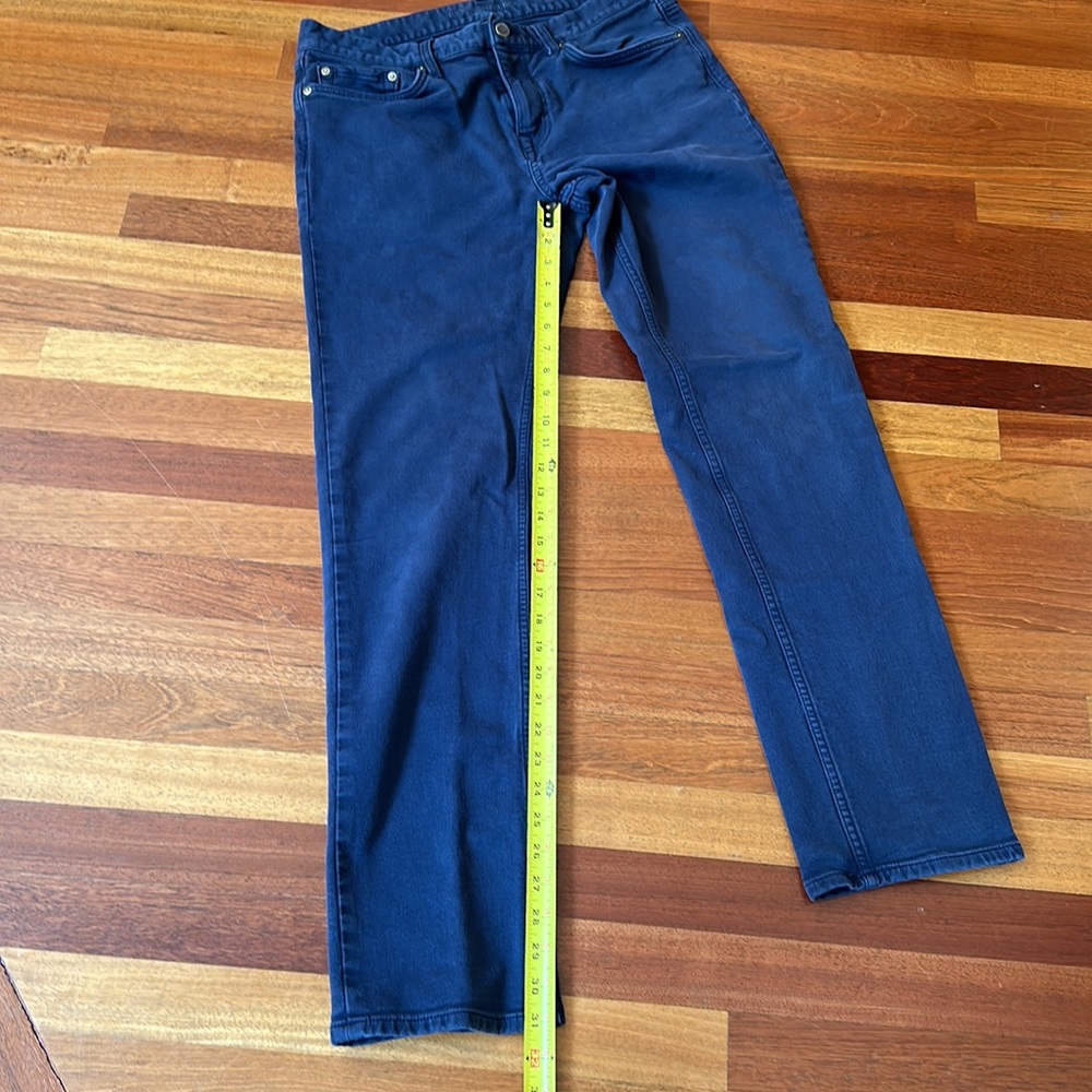 Banana Republic Men’s SlimTraveler Pant Navy Size 33x34 - Picture 6 of 7